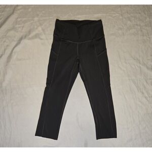 Lululemon Fast Free Reflective High-Rise Crop 19" Sz 4 - Moonwalk Gray Leggings